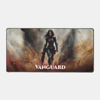 Vanguard – Futuristic Female Warrior Desk Mat