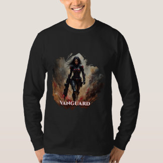 Vanguard – Futuristic Female Warrior T-Shirt
