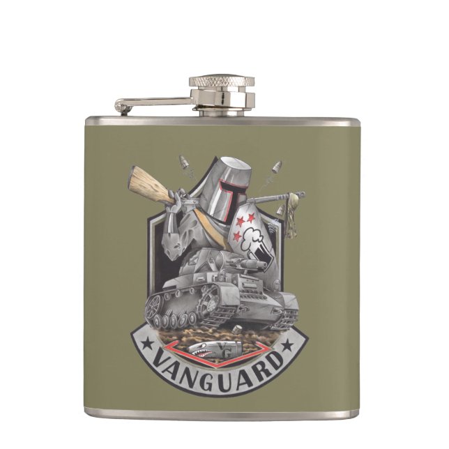 Vanguard Hip Flask (Front)