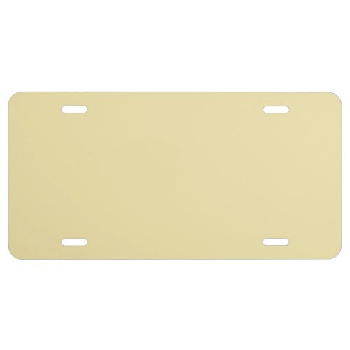 Vanilla Basic Matching Color License Plate