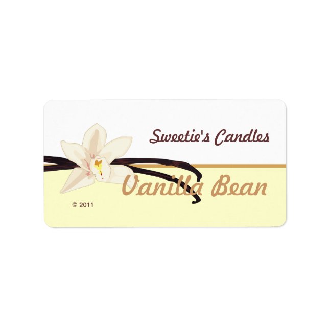 Vanilla Bean Labels (Front)