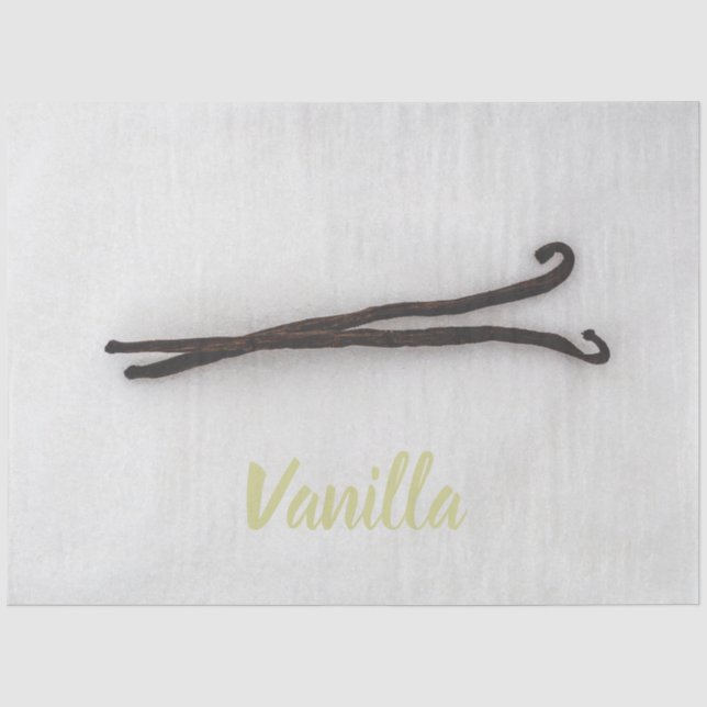 Vanilla bean with sugar tissue paper (Front)