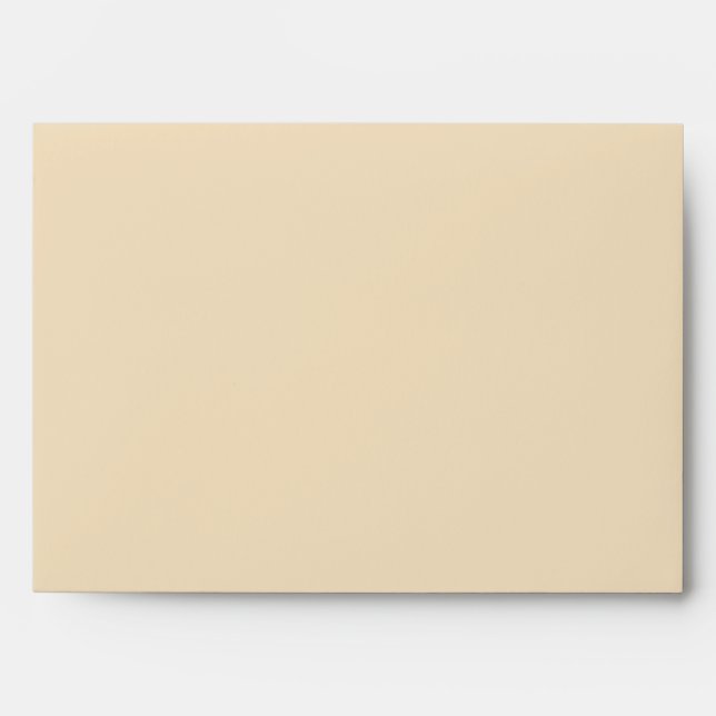 Vanilla Beige Solid Color Envelope (Front)