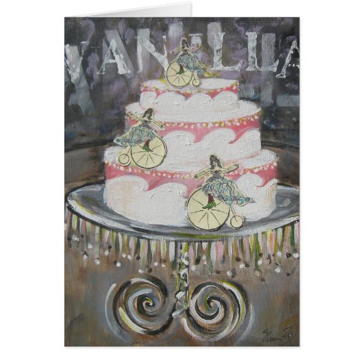 Vanilla Cake Ladies Cards (Front)