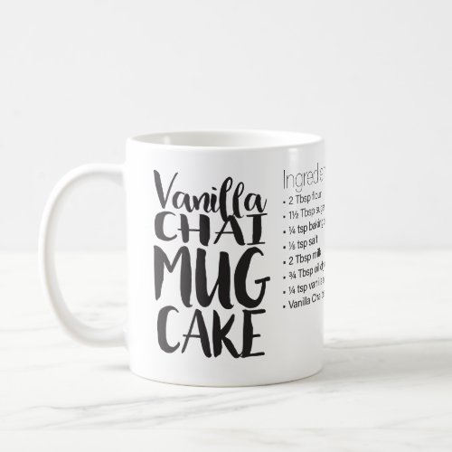 Vanilla Chai Mug Cake Recipereg mug