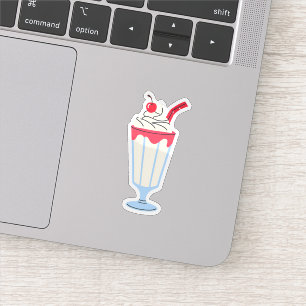 Vanilla Cherry Milkshake Sticker