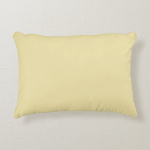 Vanilla Color Milk Yellow Buttermilk Background Decorative Pillow