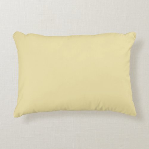 Vanilla Color Milk Yellow Buttermilk Background Decorative Pillow