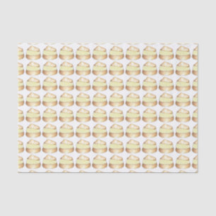 Vanilla Cream Puff Puffs Creampuff Tissue Paper