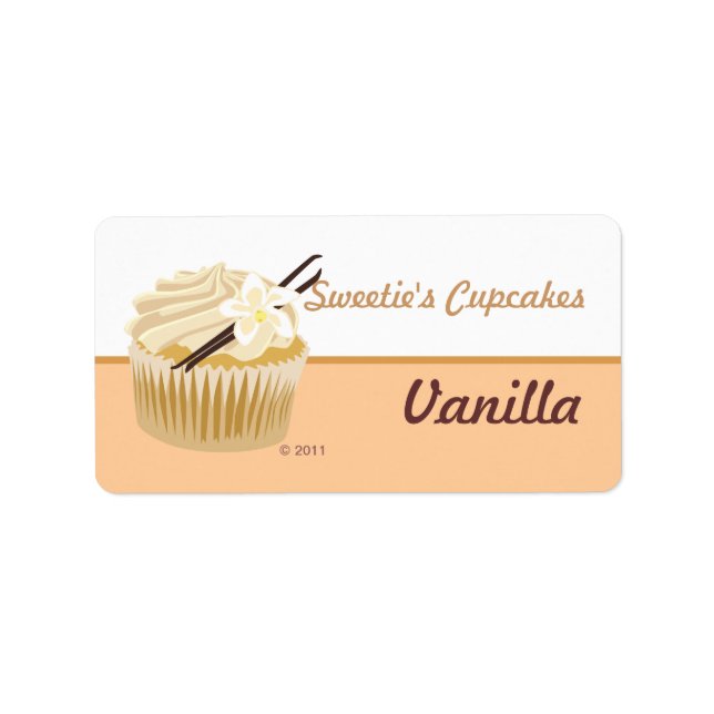 Vanilla Cupcake Labels (Front)