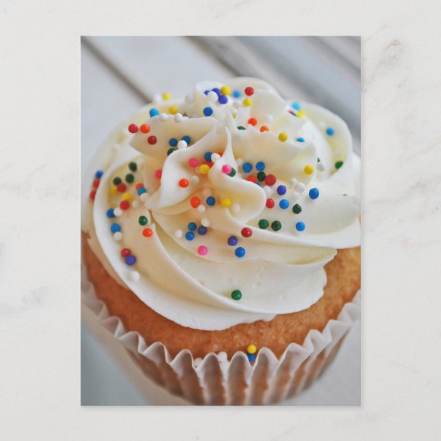 Vanilla Cupcake  Photograph l Post Card (Front)