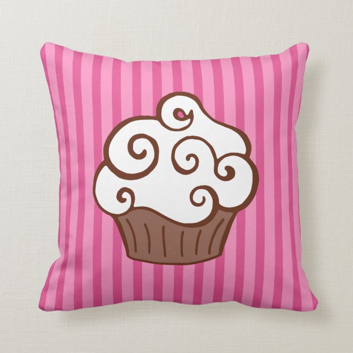 Vanilla Cupcake Pillow