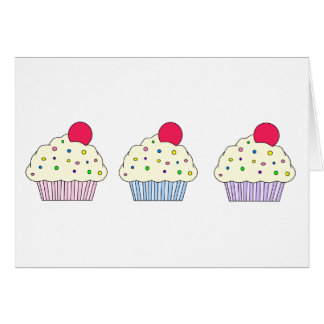 Vanilla Cupcakes Cards