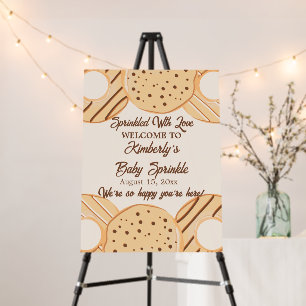 Vanilla Donut Delight Baby Shower/Sprinkle Welcome Foam Board