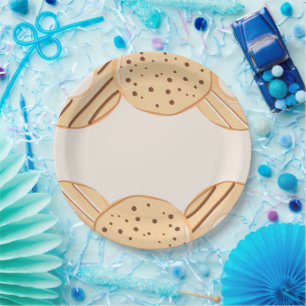 Vanilla Donut Delight Paper Plates