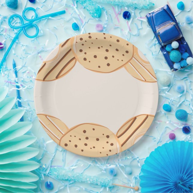 Vanilla Donut Delight  Paper Plates (Party)