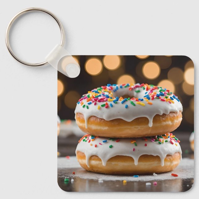Vanilla Donuts Keychain (Front)