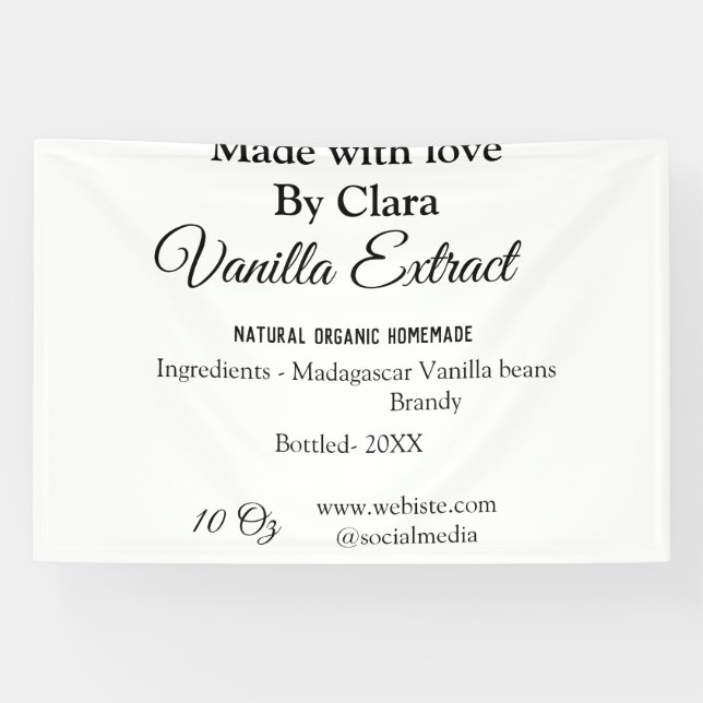 Vanilla extract homemade add ingredients weight de banner (Horizontal)