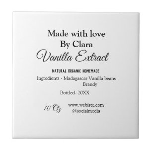 Vanilla extract homemade add ingredients weight de ceramic tile