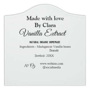 Vanilla extract homemade add ingredients weight de door sign
