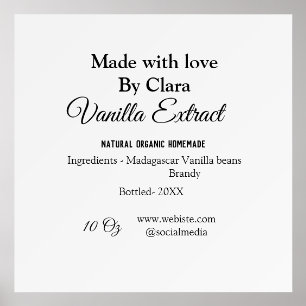 Vanilla extract homemade add ingredients weight de holder