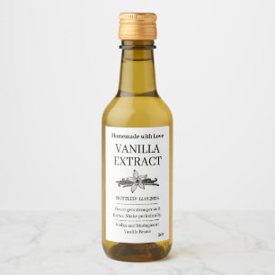 Vanilla Extract Modern Label Sticker V4