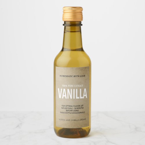 Vanilla Extract VE006_04wn Wine Label