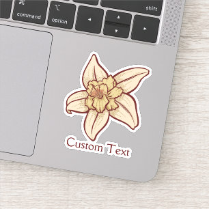 Vanilla Flower Icon Sticker