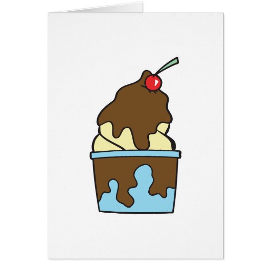 vanilla hot fudge sundae cards (Front)