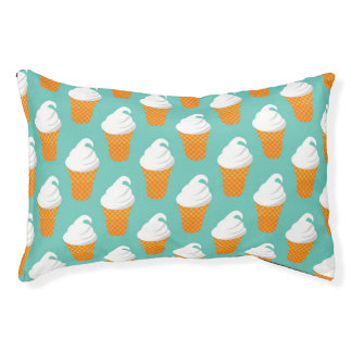 Vanilla Ice Cream Cone Pattern Pet Bed