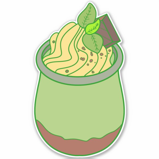 Vanilla Ice Cream Sticker (Front)