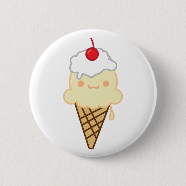 vanilla icecream button (Front)