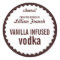 Vanilla Infused Vodka Bottle Label Template