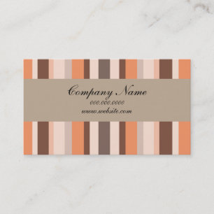 Vanilla Melon Stripes Business Card