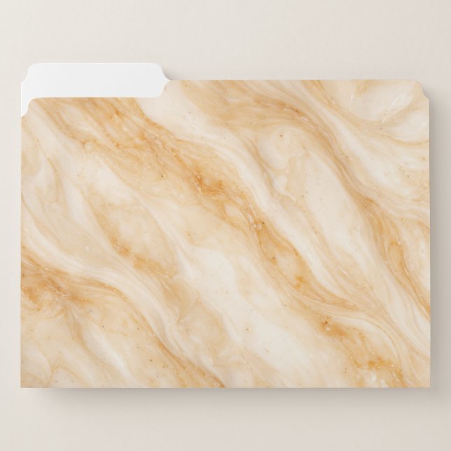 Vanilla Milkshake Marble Texture File Folder (Front Left)