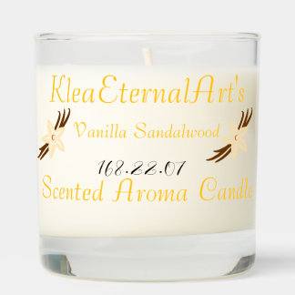 Vanilla Sandalwood Scented Candle