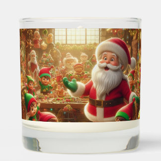 Vanilla Sandalwood Scented Christmas Jar Candle