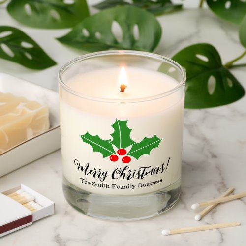 Vanilla Sandlewood scented candle Christmas gift