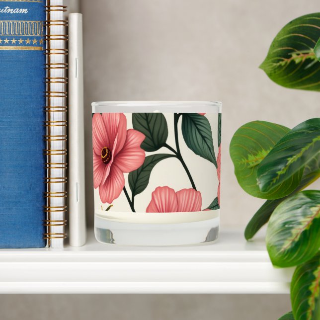 Vanilla scented candle with a nice ambiance (Shelf)