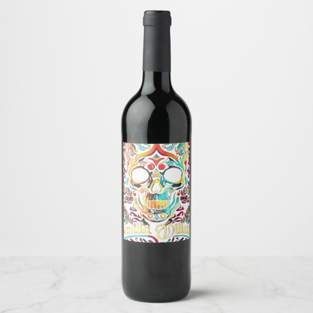 Vanilla Villain Wine Label (Front)