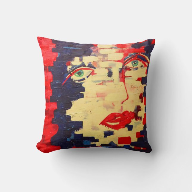 Vanish Throw Pillow (Front)