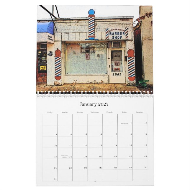 Vanishing America Calendar - Customized (Jan 2027)