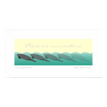 Vanishing Manatees - Preserve our waters 36 x 18