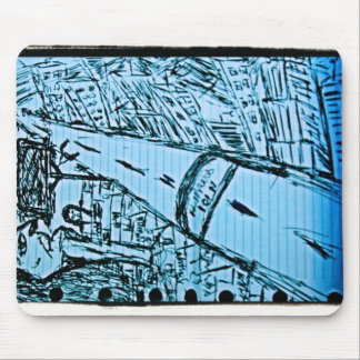 vanishing point drawing 2 mouse pad