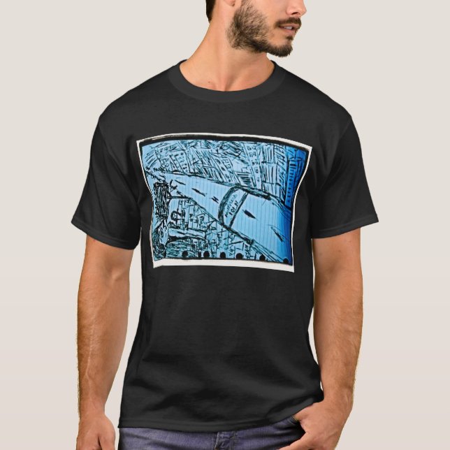 vanishing point drawing 2 T-Shirt (Front)
