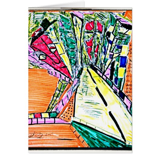 vanishing point drawing cards (Front)