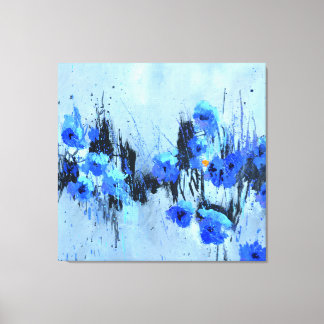 Vanishing poppies  canvas print