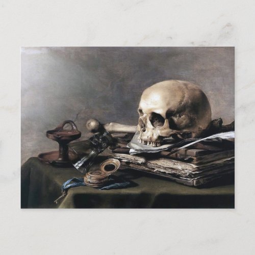 Vanitas by Pieter Claesz Postcard