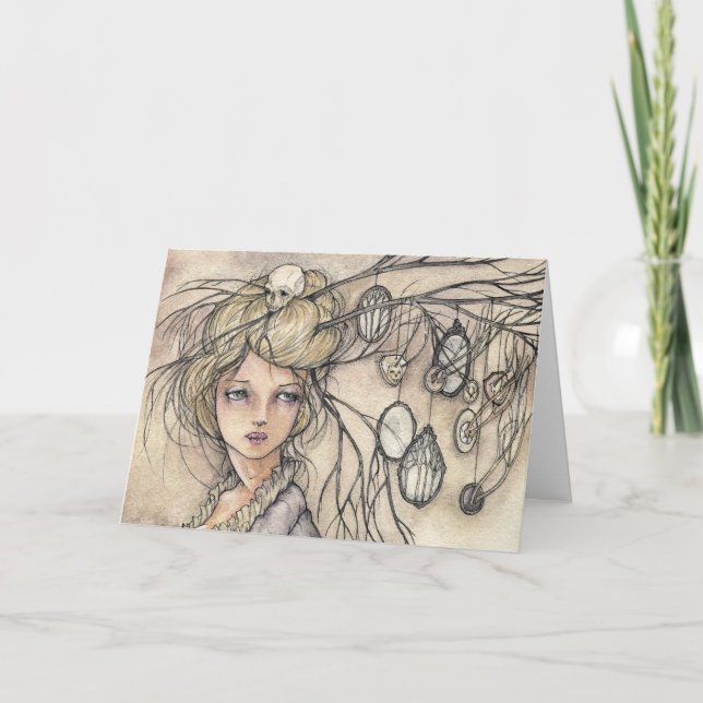 Vanitas Greeting Card (Front)