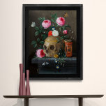 Vanitas Still Life Skull Poster<br><div class="desc">Vanitas Still Life (ca.1665-1670) painting in high resolution by Jan van Kessel.</div>